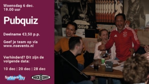 Pubquiz 6 december woensdag Groningen